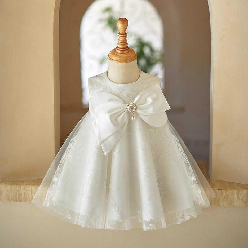 Baby Communion Dress Girl Birthday Princess Dress Flower Girl Wedding Dress