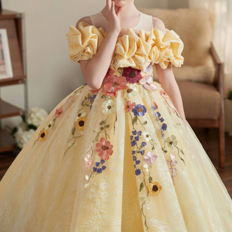 Children's Prom Elegant Dress Girls Birthday Princess Dress
