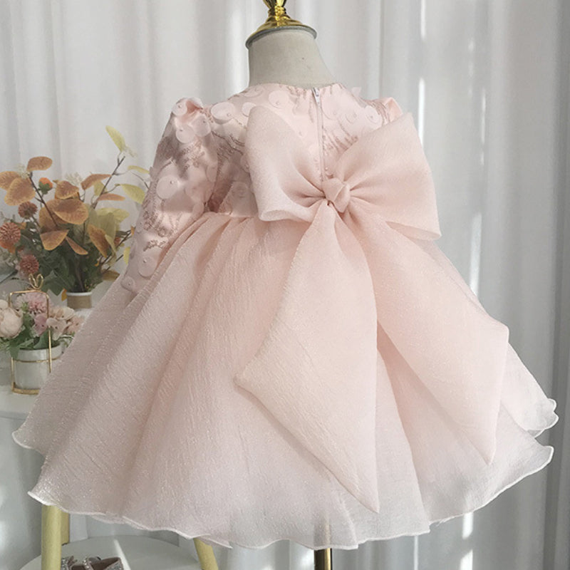 Cute Baby Birthday Dress Flower Girl Wedding Fluffy Princess Dress