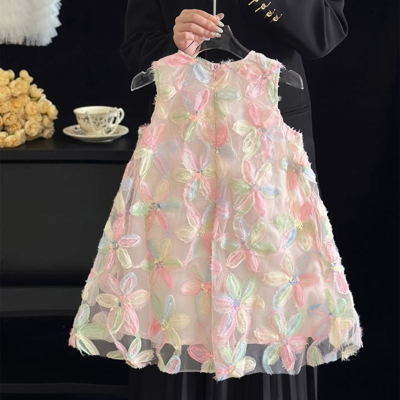 Girls Floral Vacation Dress Girl Birthday Dresses Flower Girl Dresses Girls Floral Vacation Dress Girl Birthday Dresses Flower Girl Dresses