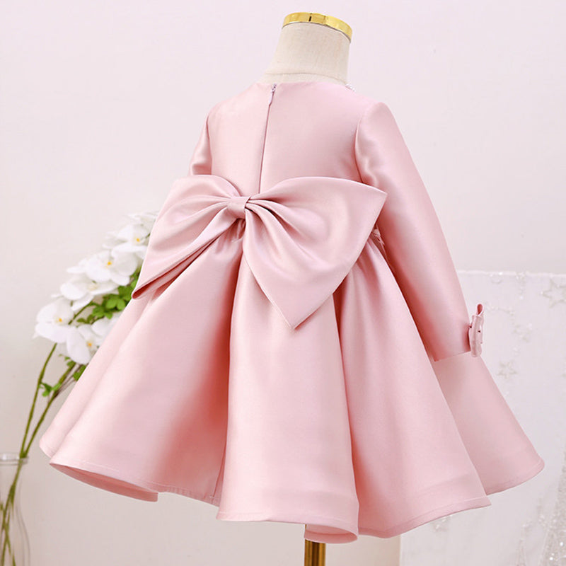 baby long sleeve dresses Elegant Baby Girl Baptism Dress Long Sleeve Fall Dress Formal Dresses Birthday Party Dress