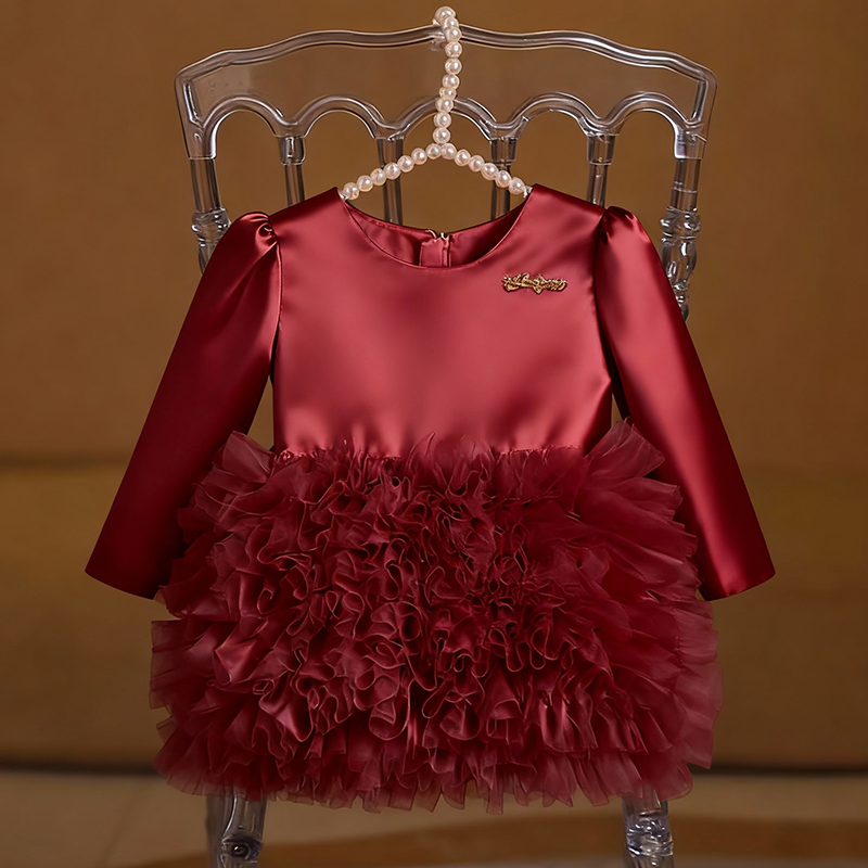 Lovely Baby Girl Dress Girls Christening Dresses Toddler Birthday Princess Dress