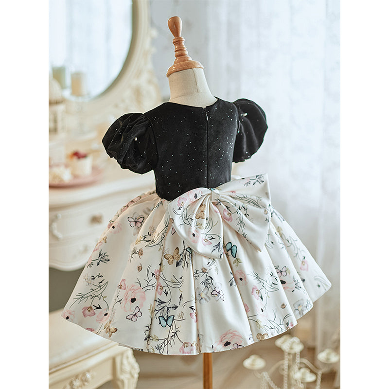 Cute Baby Girl Autumn Embroidery Dress Toddler Birthday Christmas Princess Dress