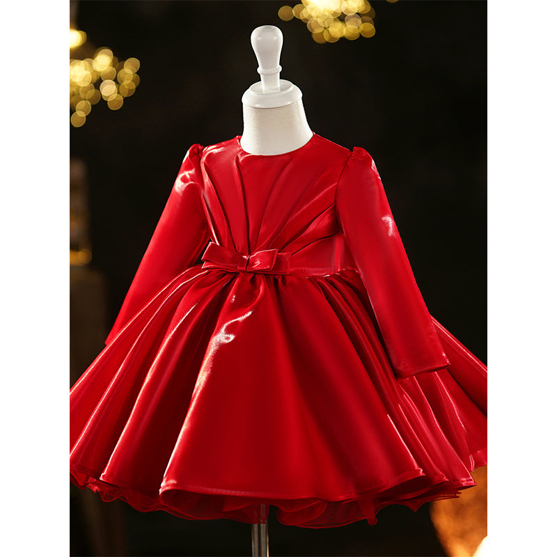 Girl Christmas Dress Cute Baby Girl Red Christmas Dress Toddler Birthday Princess Dress