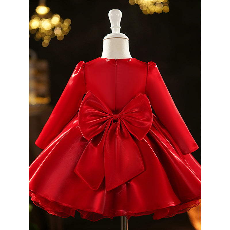 Girl Christmas Dress Cute Baby Girl Red Christmas Dress Toddler Birthday Princess Dress