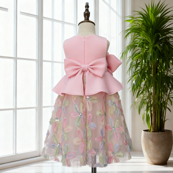 Children's Formal Dress Flower Girl Cute Dress Girl Birthday Princess Dress