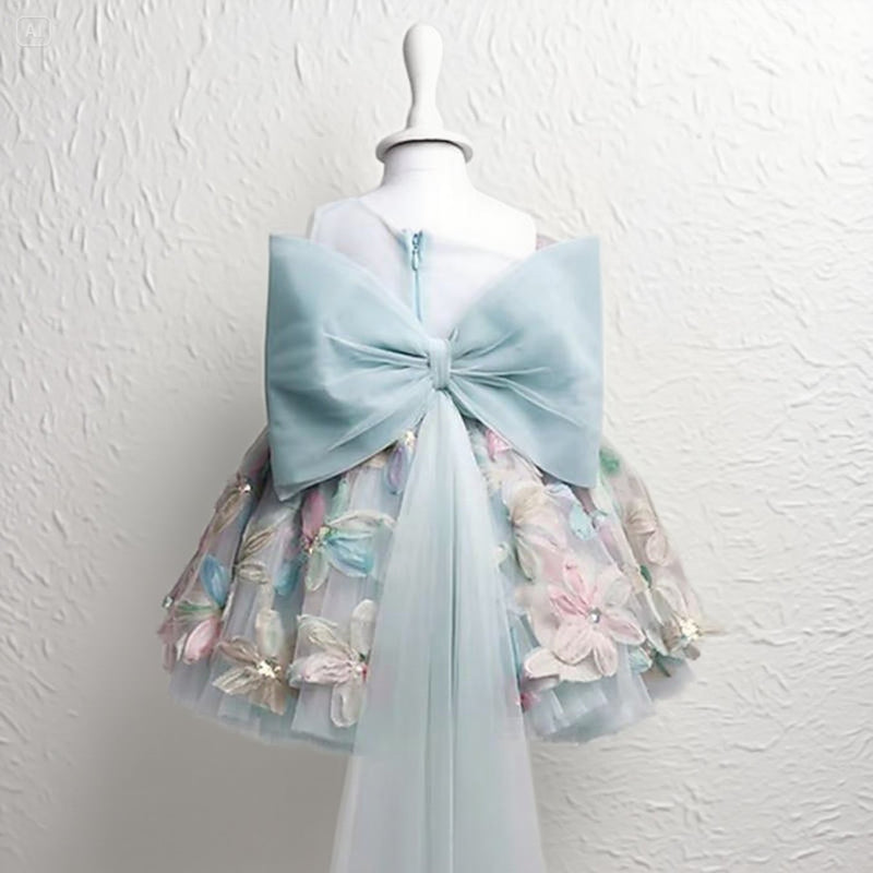 Baby Girl Birthday Princess Dress Floral Fairy Costume Sleeveless Tu marryshe Baby Girl Birthday Princess Dress Floral Fairy Costume Sleeveless Tu marryshe