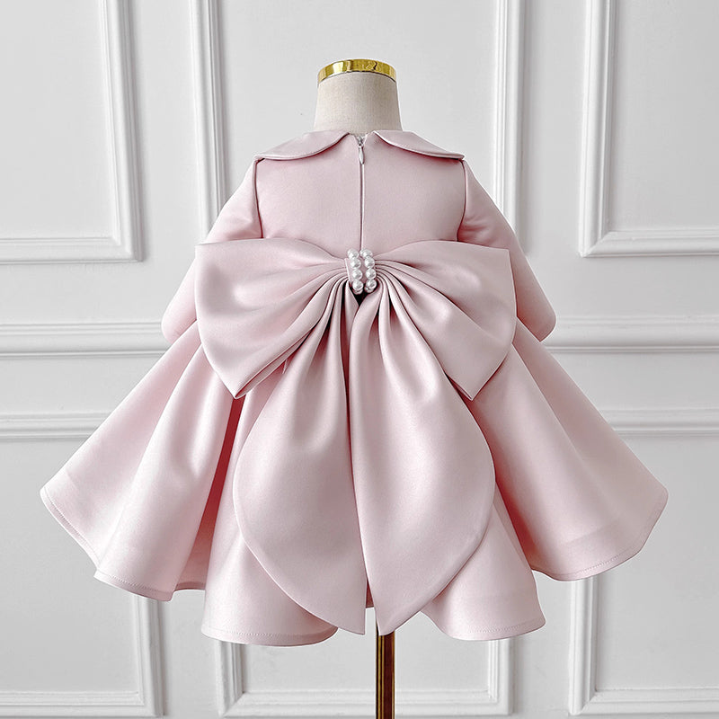 Children's Birthday Dress Long Sleeve Winter Dress Flower Girl Wedding Princess Dress