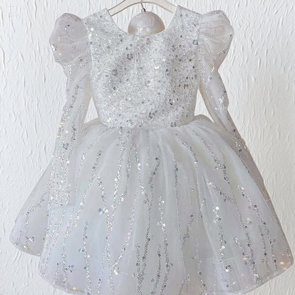 Elegant Baby Girl Beauty Pageant Dress Toddler Birthday Princess Dress