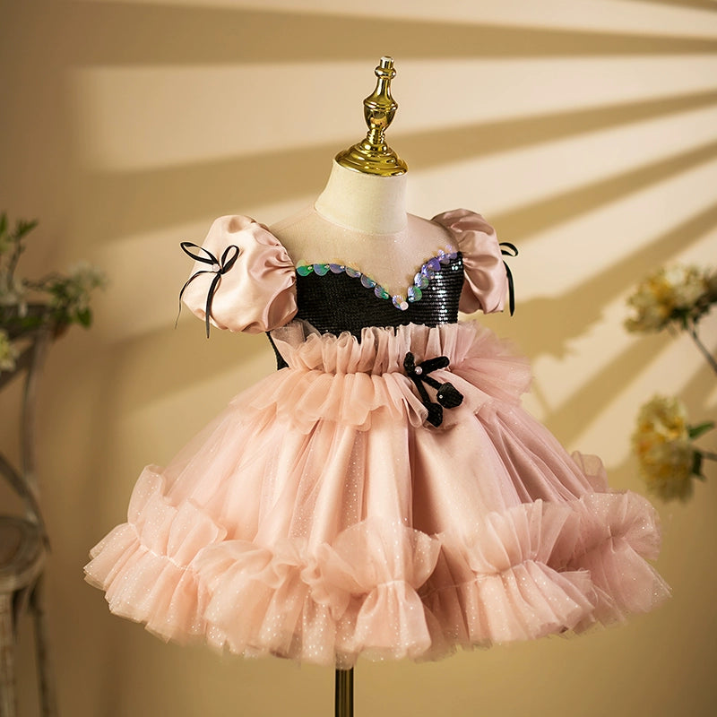 Girls Birthday Dress Children's Prom Princess Dress Girl Puffy Dress