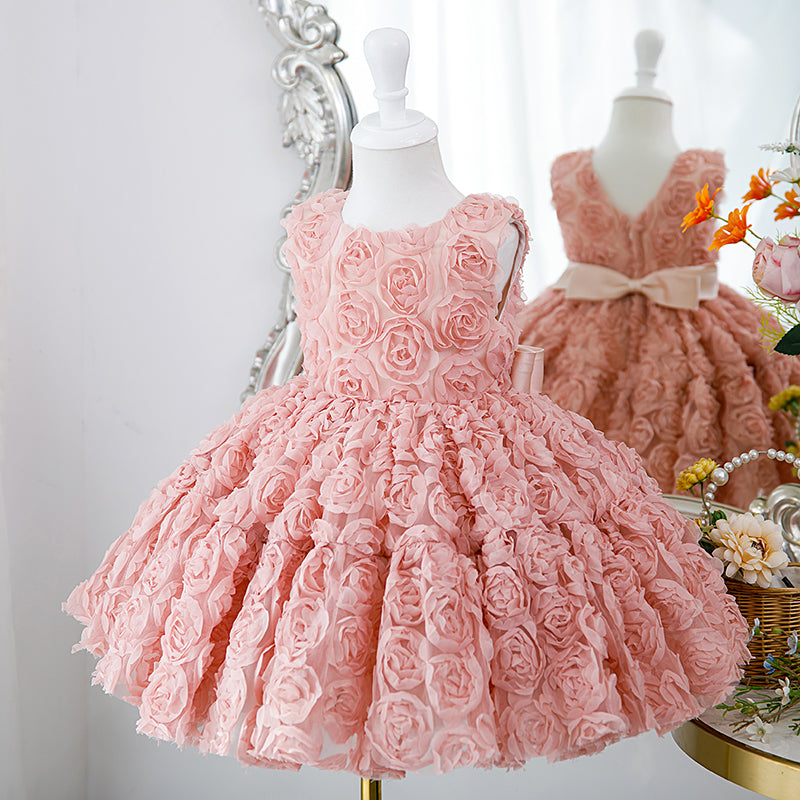 Baby Girl Fairy One Year Birthday Dress Floral Mermaid First Cake Smash...