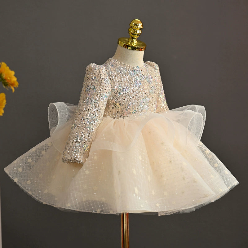 Children's Birthday Princess Dress Girls Sequined Dress Girls Ball Dress