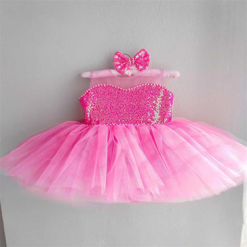 Girls Birthday Party Dress Flower Girl Princess Dress