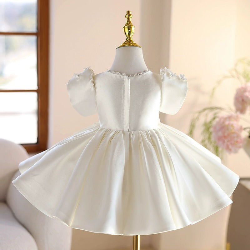 Children's Communion Dress Girl White Birthday Princess Dress Girl Party Dress