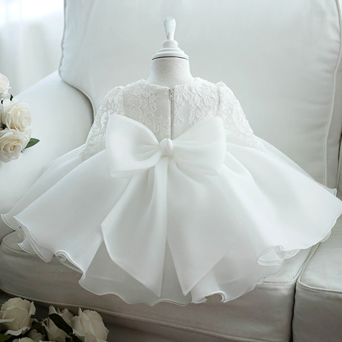 Baby Girl  Beauty Pageant Dress Toddler Birthday Christening Princess Dress