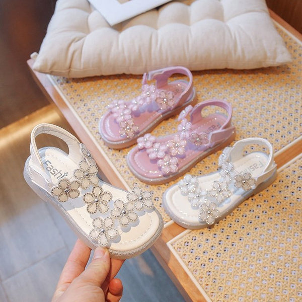 Baby Girls Summer Elegant Flower Sandals