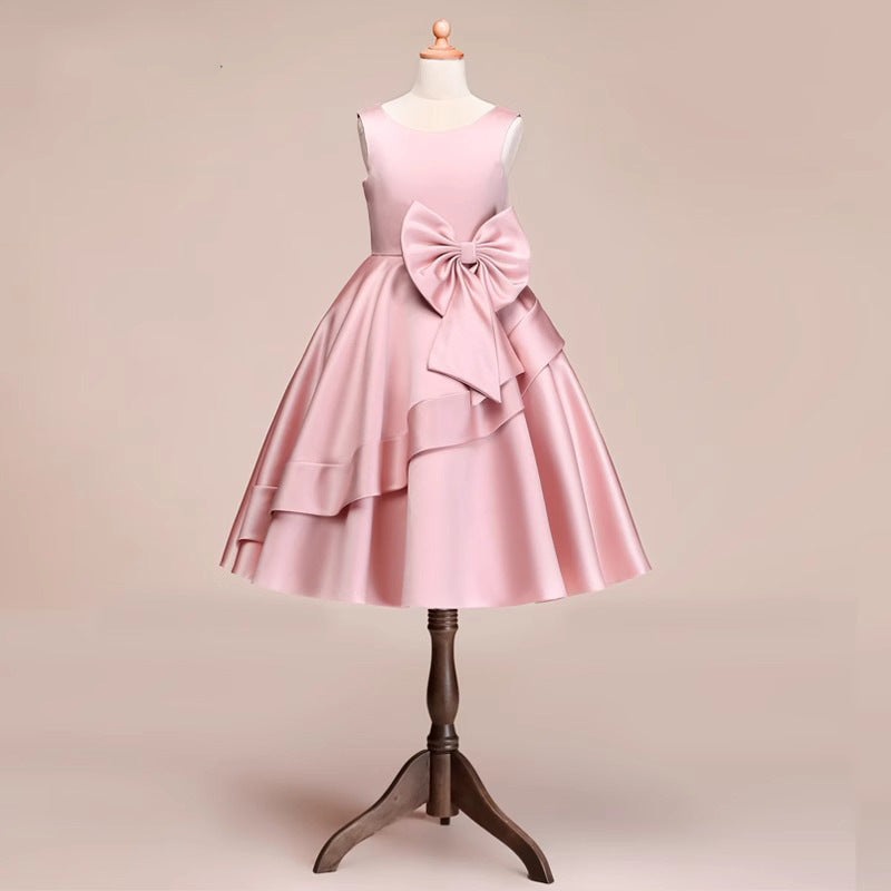 Children's Cute Dress Girls Communion Dress Girls Birthday Princess Dress