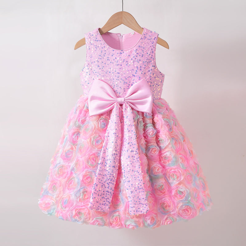 Cute Girls Party Princess Dress Children Birthday Dress