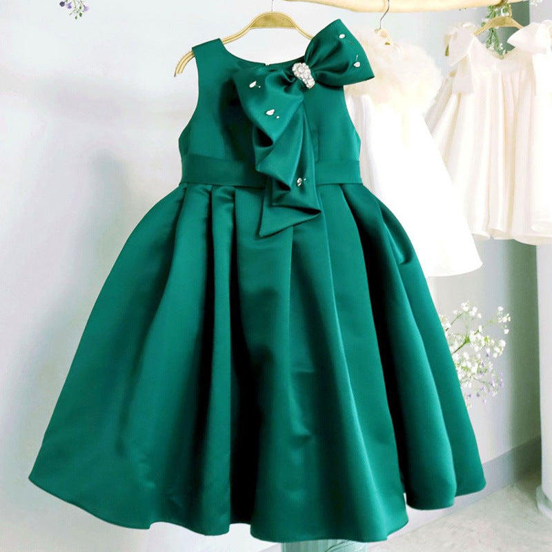 Flower Girl Dress Toddler Birthday Party Dress Summer Green Formal Dresses Flower Girl Dress Toddler Birthday Party Dress Summer Green Formal Dresses