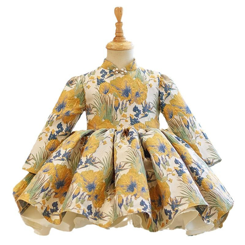 Baby Girl Birthday Cute Dress Long Sleeve Children Princess Dress Baby Girl Birthday Cute Dress Long Sleeve Children Princess Dress