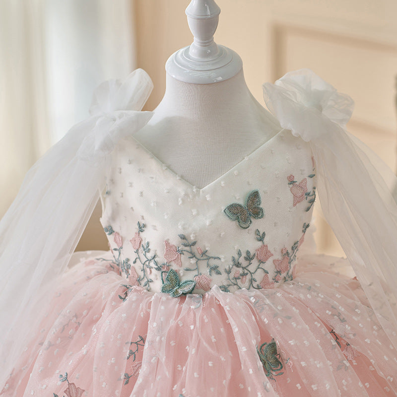 couture princess baby dress Handmade Sequin Tulle Baby Dress: Couture Princess Gown