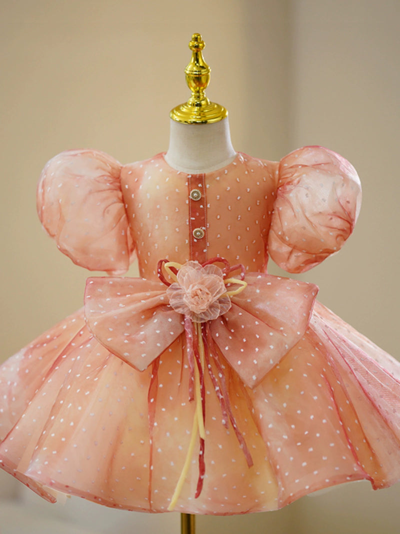 Baby Cute Girl Puffy Fairy Tale Style Dress Toddler Birthday Party Princess Dress