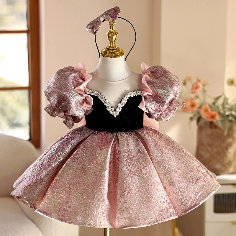 Girls Birthday Party Dress Cute Children Communion Princess Dress