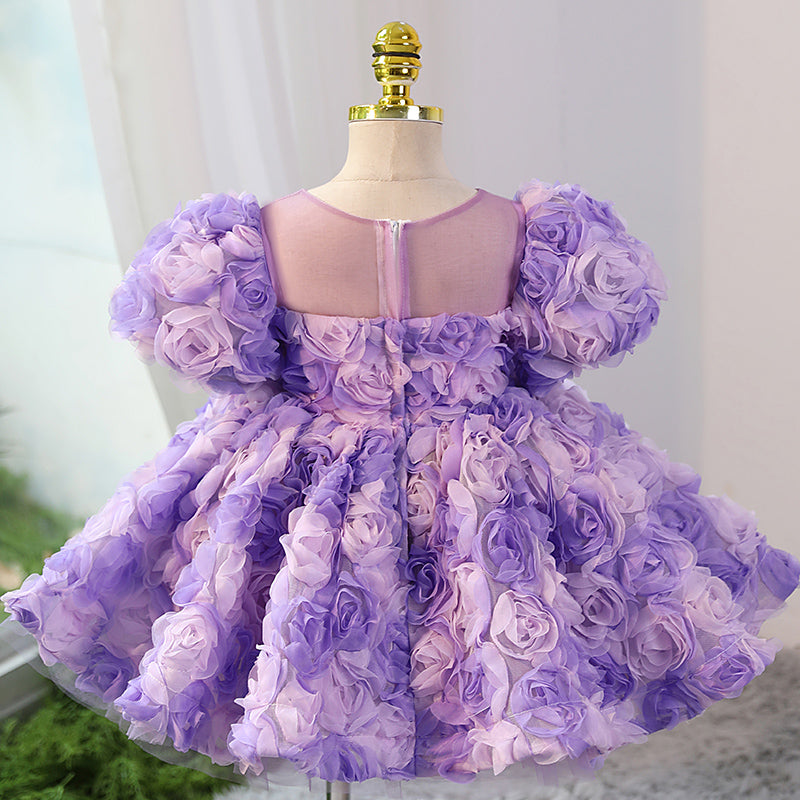 Baby Girl Summer Flower Girl Wedding Birthday Party Princess Dress