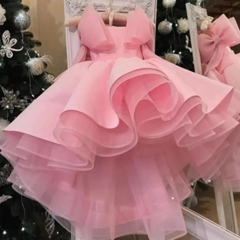 Children's Cute Birthday Dress Sleeveless Girls Party Princess Dress