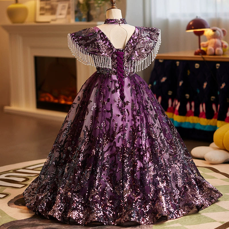 Girls Christmas Tutu Performance Sequin Dress marryshe Girls Christmas Tutu Performance Sequin Dress marryshe