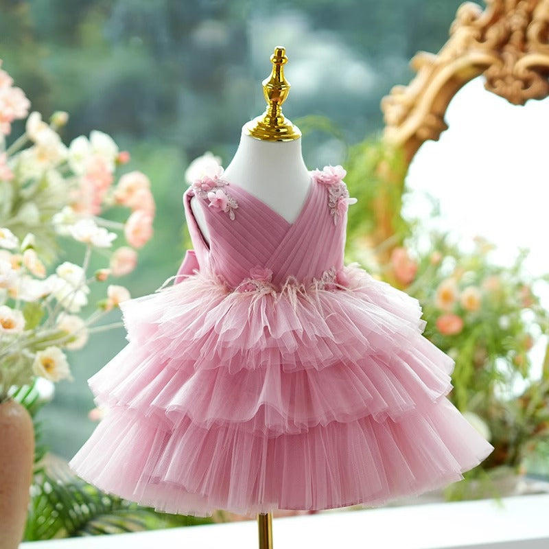 Girls Birthday Dress Flower Girl Wedding Princess Dress Girls Party Dress