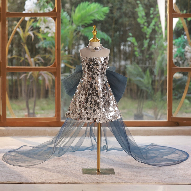 Baby Girl Dresses Light Luxury Sequin Dress Girls Stage Dresses Baby Girl Dresses Light Luxury Sequin Dress Girls Stage Dresses