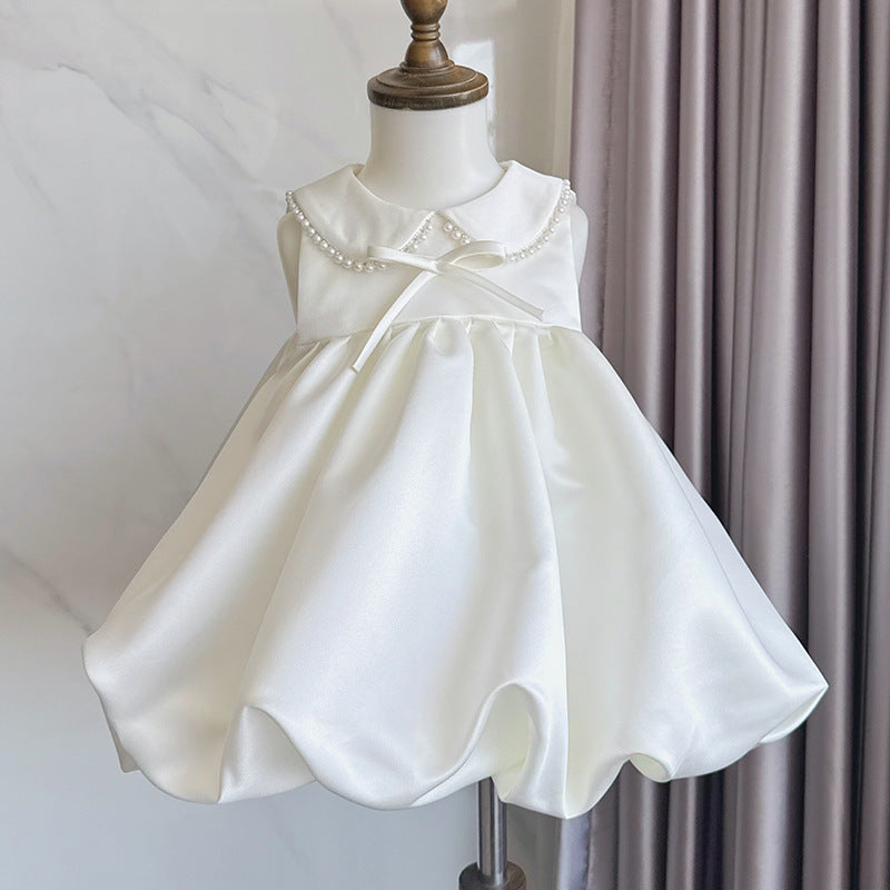 Girls Communion Dress Baby Birthday Party Princess Dress