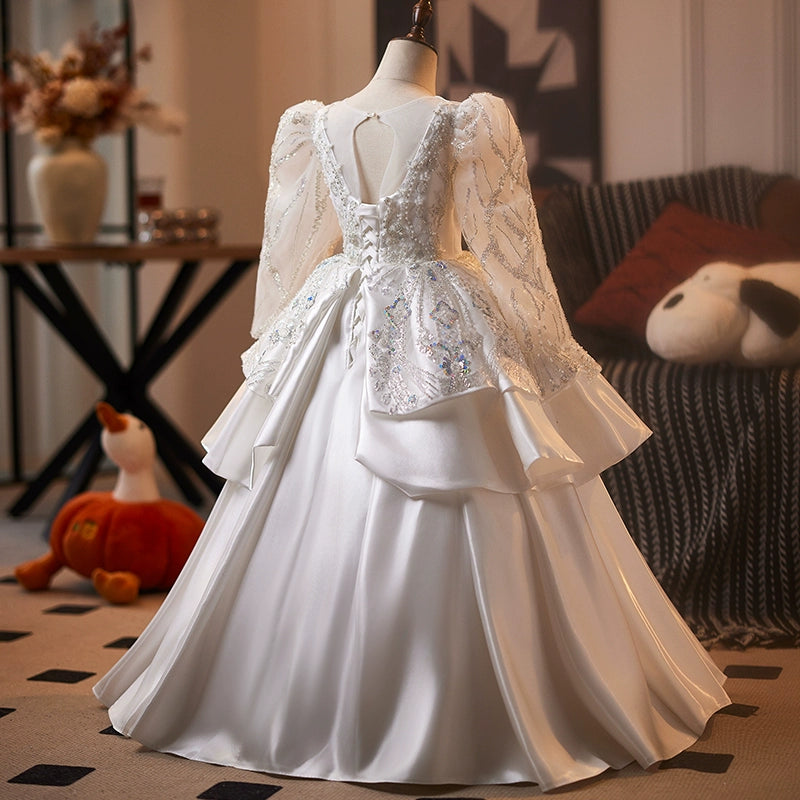 Children's Elegant Wedding Princess Dress Girls Party Dress