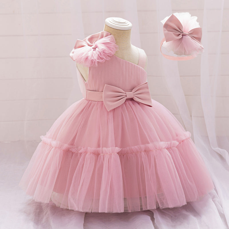 Girls Toddler Prom Dress Girls Cute Birthday Puff Dress