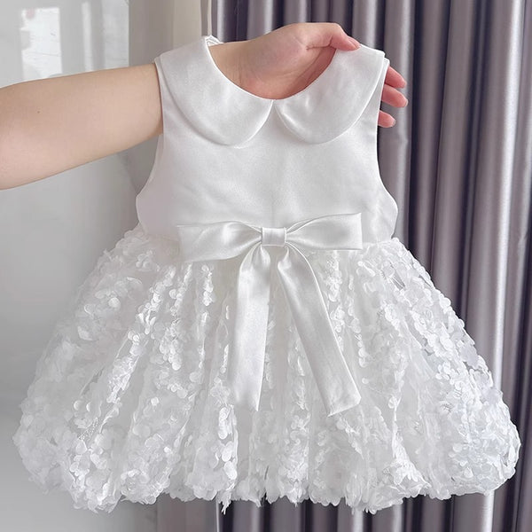 Baby Birthday Party Dress Flower Girl Wedding Dress