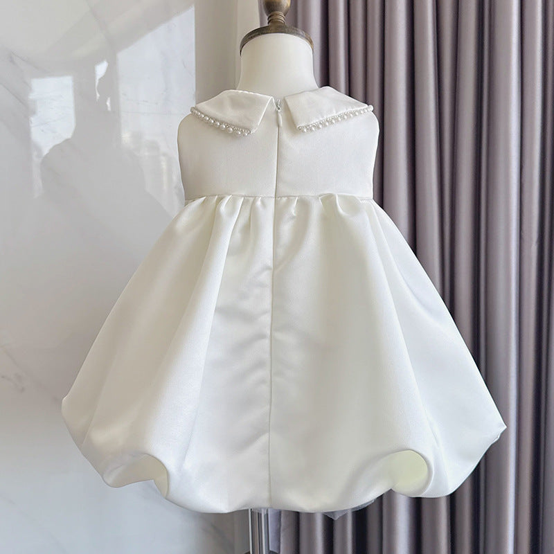 Girls Communion Dress Baby Birthday Party Princess Dress