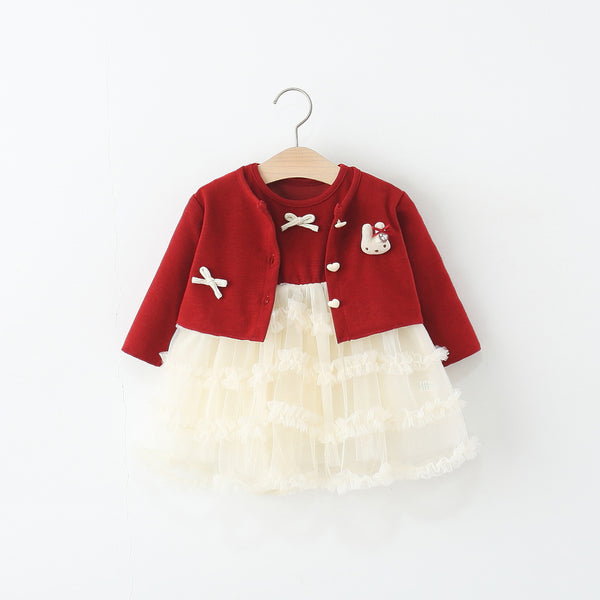 Girls' Autumn New Birthday Princess Dress