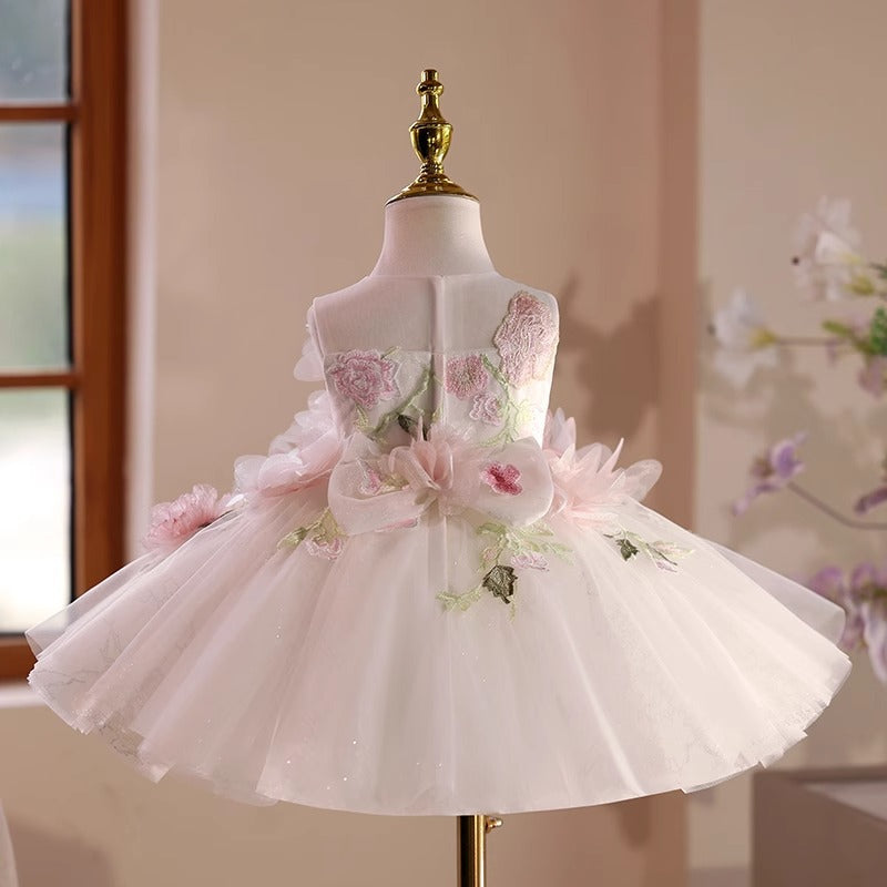 Girls Cute Birthday Dress Flower Girl Wedding Princess Dress