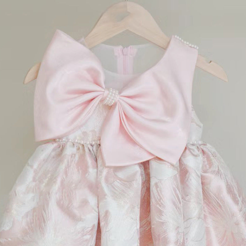 Cute Baby Girl Embroidery Dress Toddler Birthday Princess Dress