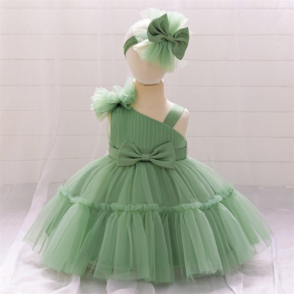 Girls Toddler Prom Dress Girls Cute Birthday Puff Dress