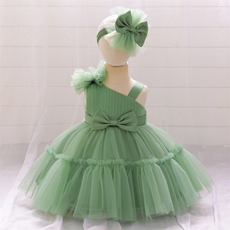 Girls Toddler Prom Dress Girls Cute Birthday Puff Dress