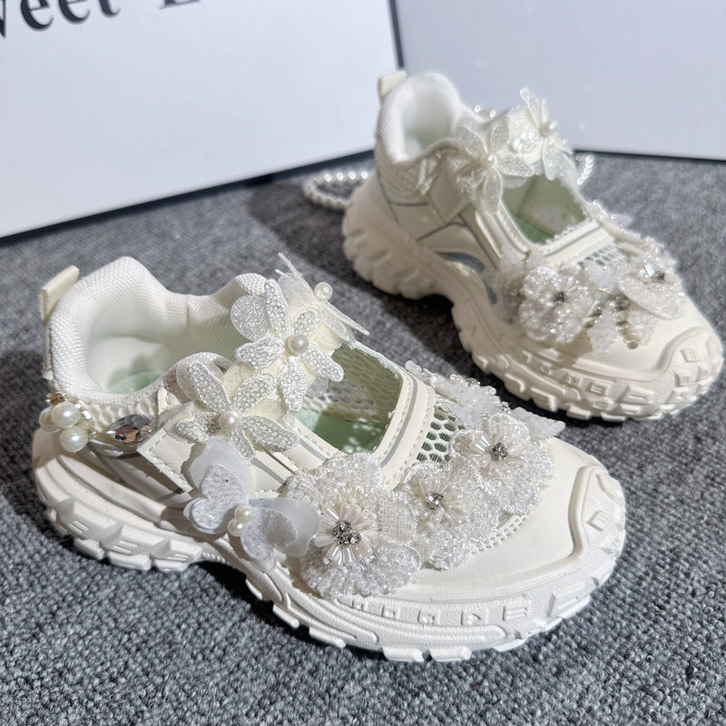 Baby Girls Summer Sneakers Flower Princess Sandals