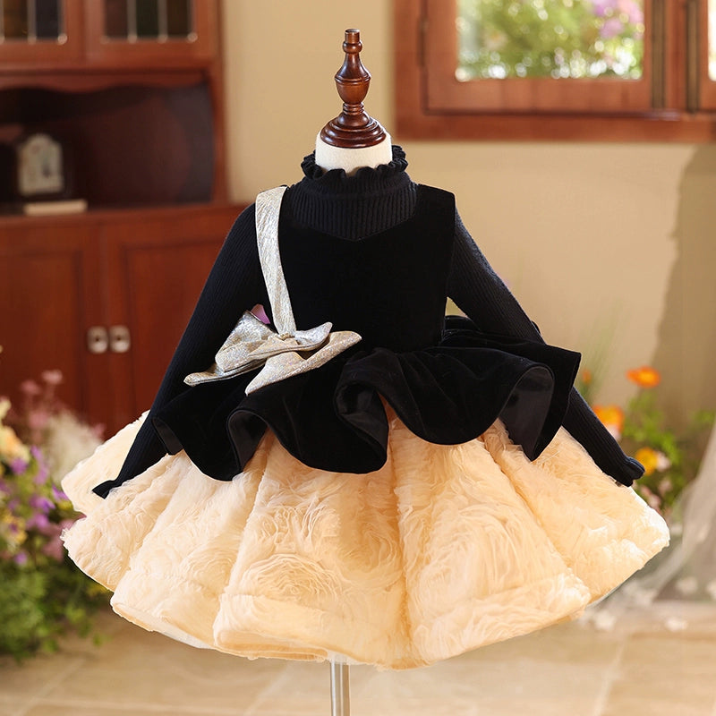 Winter Christmas Princess Dress Baby  Birthday Party Dresses Girl  Formal Dresses