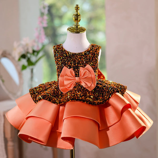 Baby Birthday Dress Children's Sequin Princess Dress Girls Christmas Dress