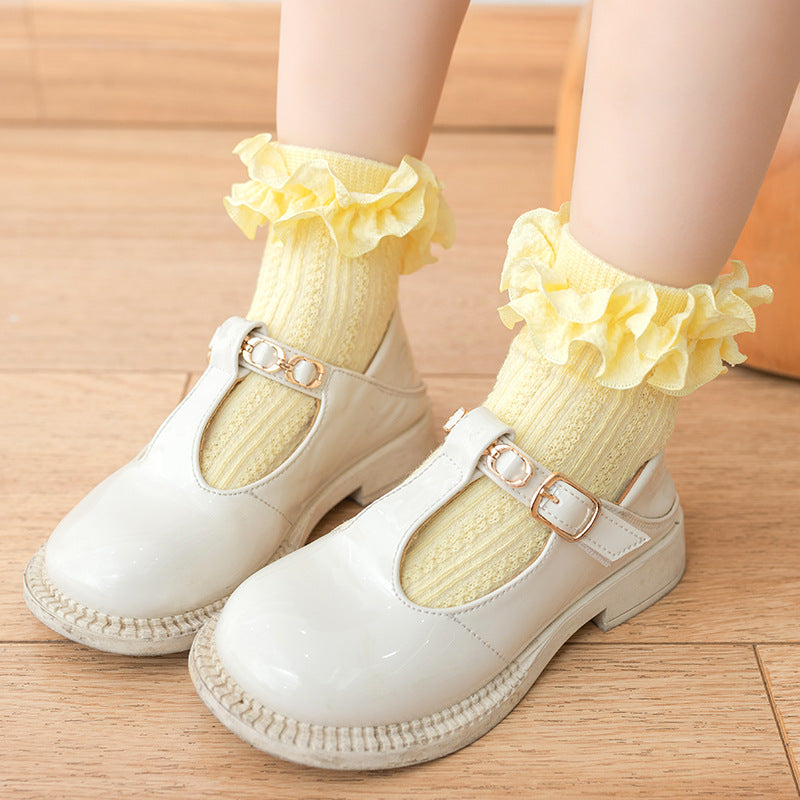 Cute Girls' Lace Princess Socks