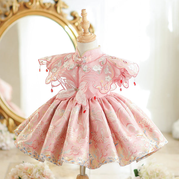 knee length dresses for ladies Baby Holy Communion Dress Children's Birthday Princess Dress Baby Che –  marryshe