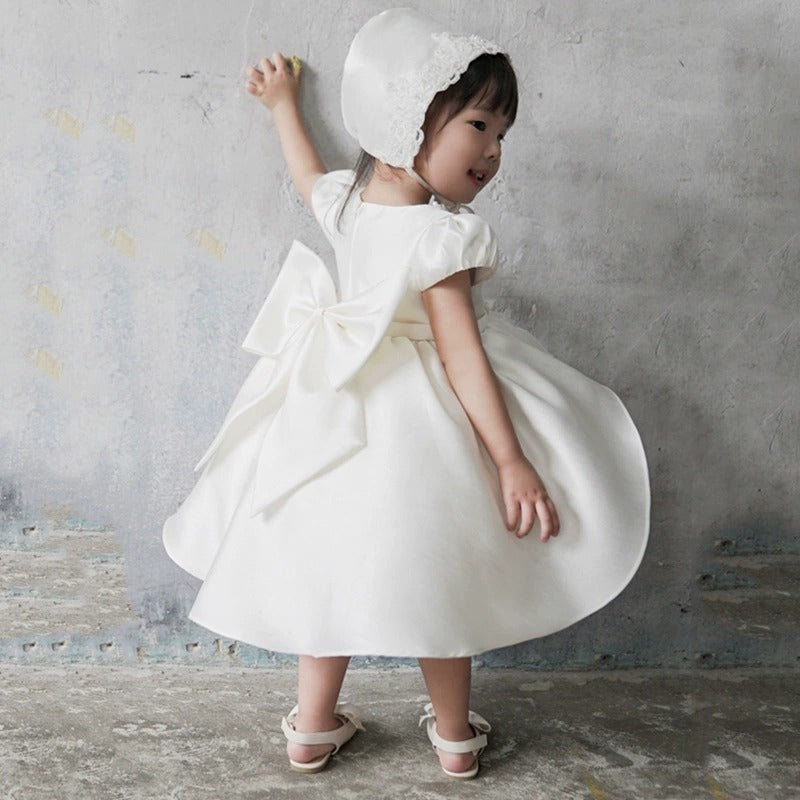 baby first birthday dress cappuccino girl dress 1st birthday gown ostrich feathers pageant baby dress stunning baby gown for birthday party The headband is also produced from the dresss own fabric and lace Baby Girl Floral Pink Tutu