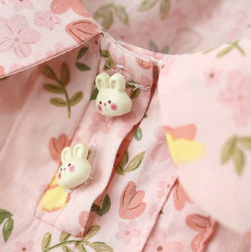 Children's Dress Girl Print Cartoon Rabbit Princess Dress