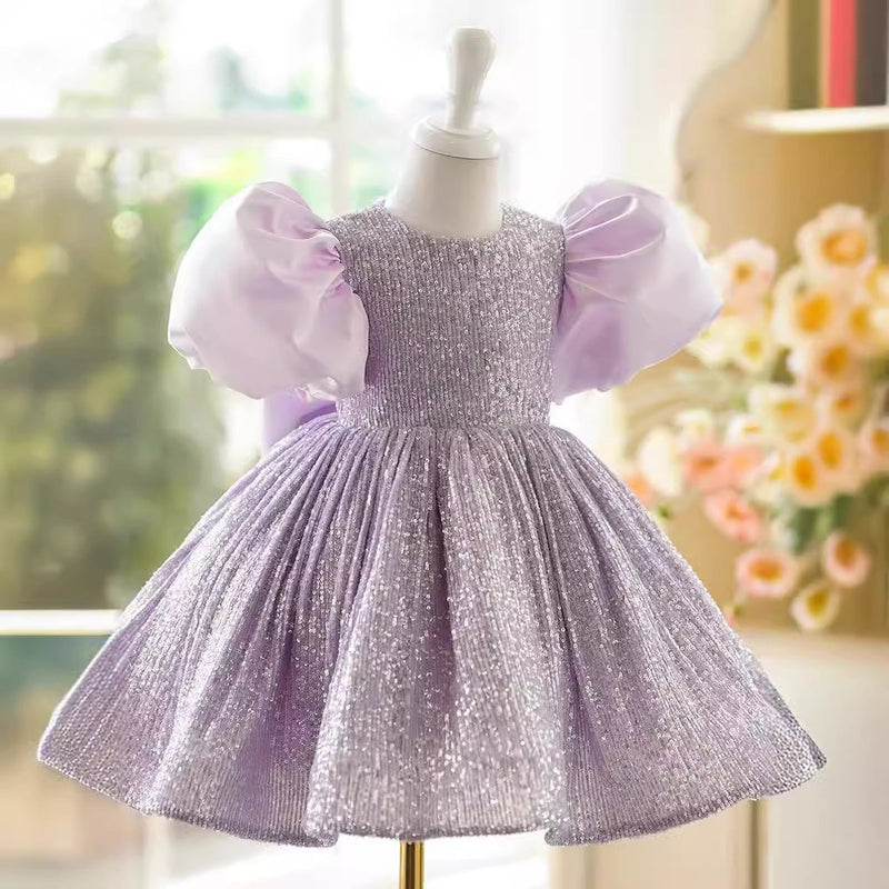 Cute Baby Purple Sequin Formal Dresses Toddler Birthday Pageant Dresses, Purple / 9-10 Years (150cm) Cute Baby Purple Sequin Formal Dresses Toddler Birthday Pageant Dresses, Purple / 9-10 Years (150cm)